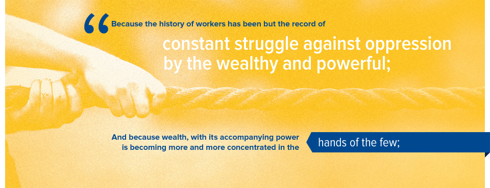 Preamble to the UFCW Constitution (part 1)