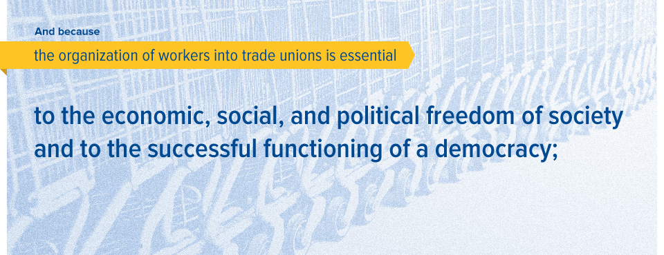 Preamble to the UFCW Constitution (part 2)