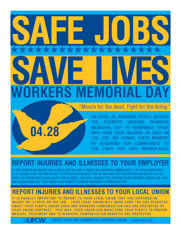 Worker Memorial Day Flyer