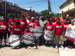 RWDSU Jomar Car Wash workers in New York City strike to help their co-worker return to work.