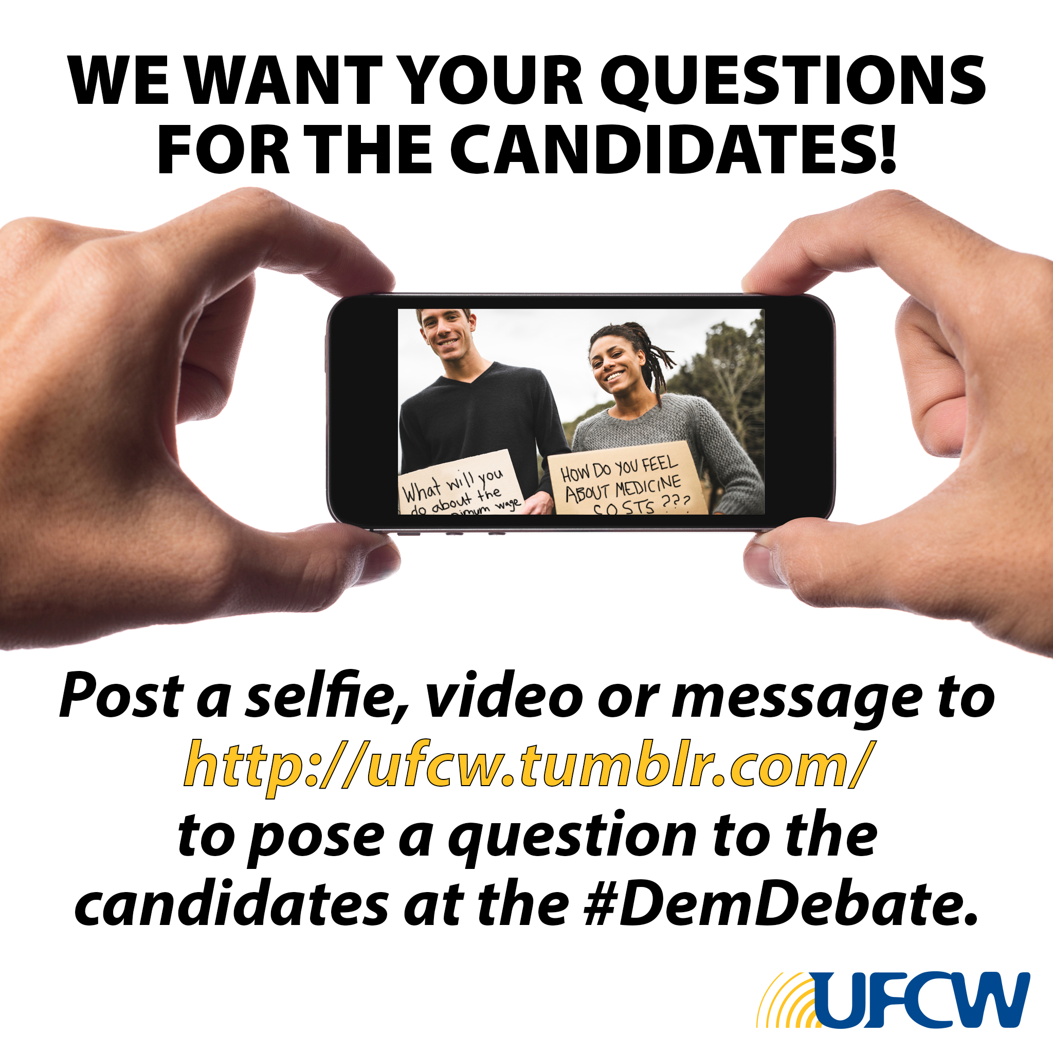 Dem Debate 2015 Selfie Questions
