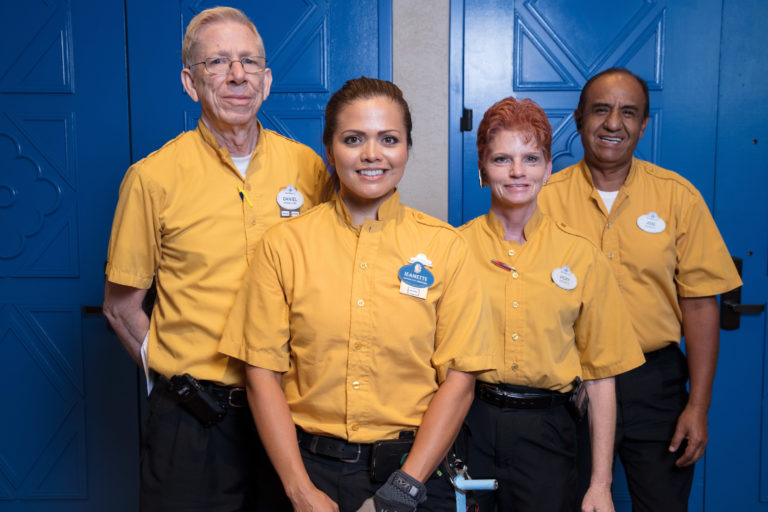 Four UFCW Local 1625 members who work at Disney
