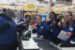 Local 700 workers at Kroger celebrate their newly ratified contract