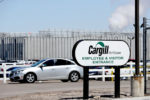 Exterior shot of Cargill meat packing facility