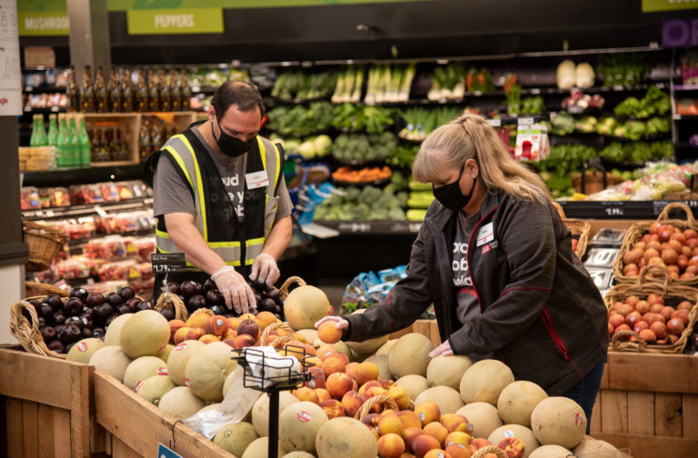 Grocery workers