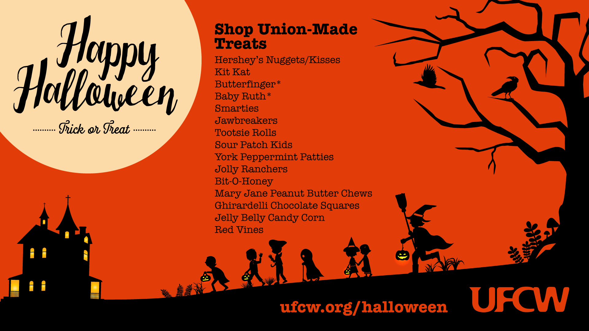 UnionMade Candies for Halloween The United Food & Commercial Workers